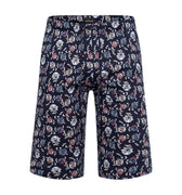 75513 Night And Day SHORT KNIT PANT - 1248 Navy Botany Print